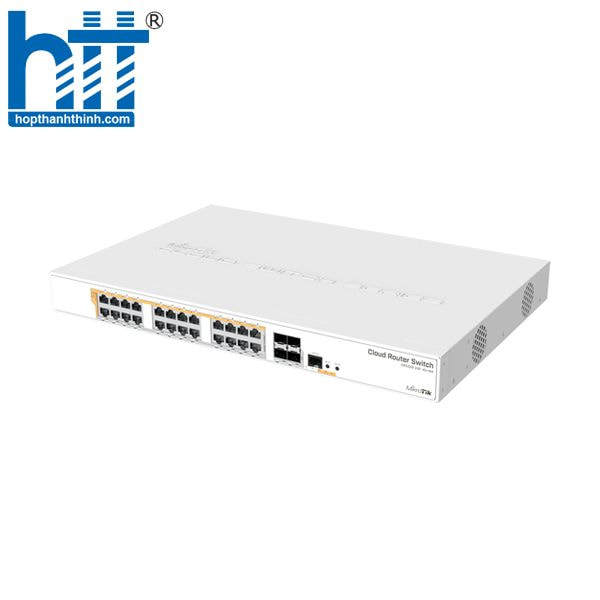 Hợp Thành Thịnh- Bộ Chuyển Mạch Switch Mikrotik CRS328-24P-4S+RM
