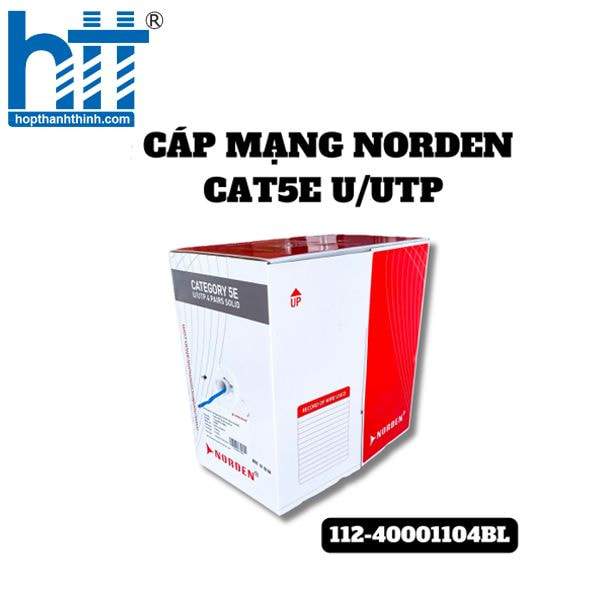 Hợp Thành Thịnh - Cáp mạng Cat5e U/UTP 4 Pair Norden 112-40001104BL