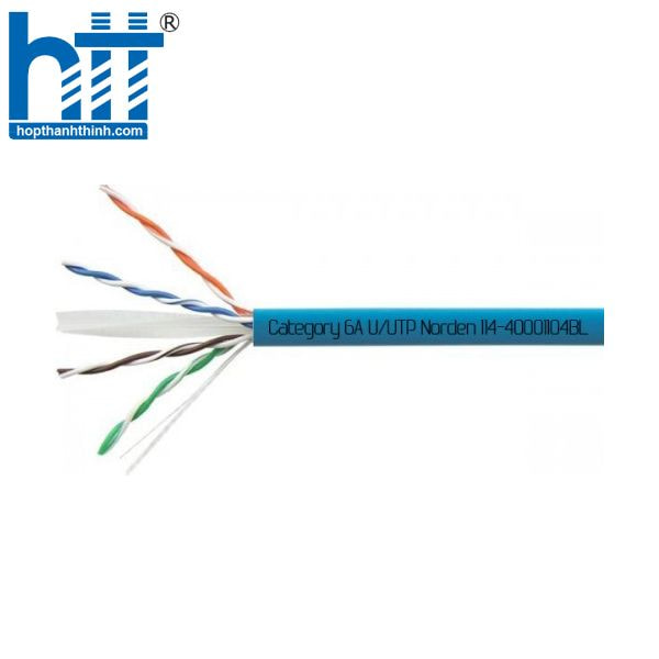 Hợp Thành Thịnh -Cáp mạng Category 6A U/UTP 23 AWG 4 Pair Norden 114-40001104BL