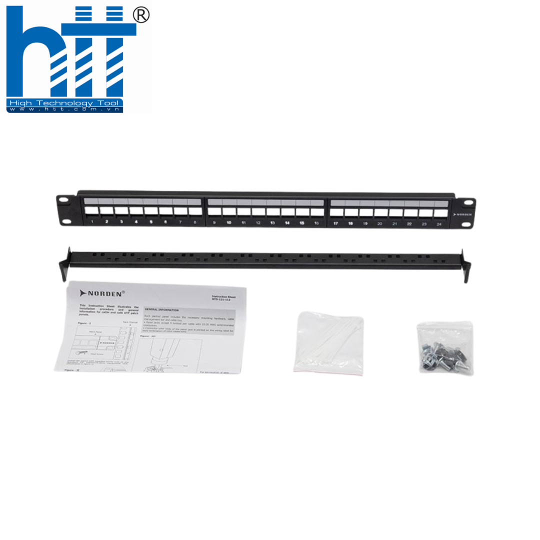 Hợp Thành Thịnh -Thanh quản lý cáp Patch Panel 121-01P18124B Norden