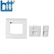 Mặt ổ cắm mạng 124-15101WH Norden 1 cổng