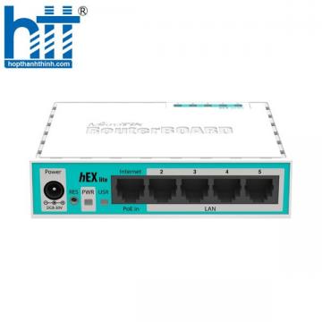 Router cân bằng tải MikroTik RB750Gr3 (hEX), chịu tải 80 - 100 user