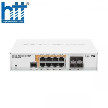 Bộ Chuyển Mạch Switch Mikrotik CRS112-8P-4S-IN